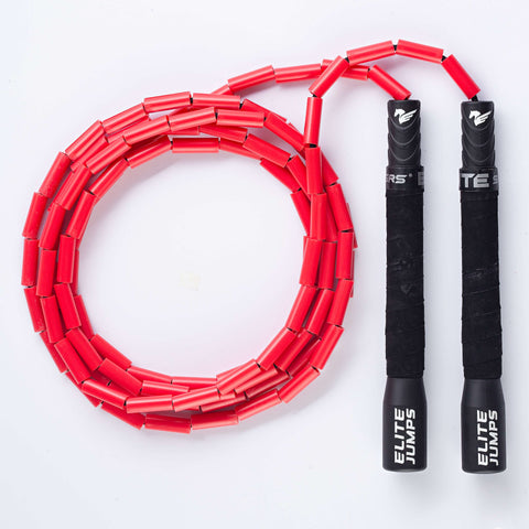 Freestyle Beaded Jump Rope Jump Rope Elite Jumps Black & Red